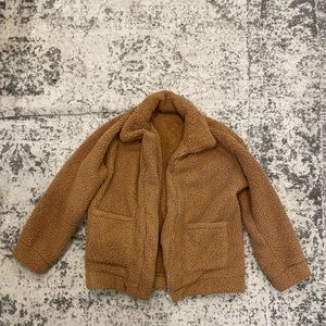 Furry brown jacket